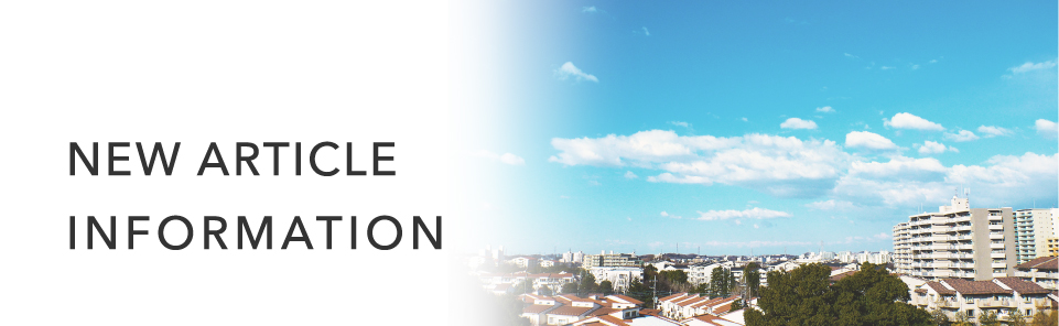 NEW ARTICLE INFORMATION